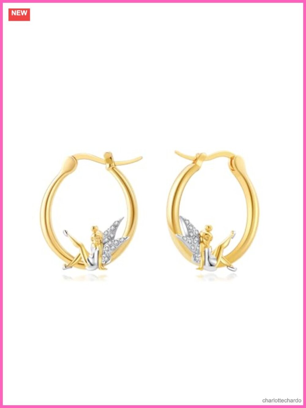 14K Gold Plated Hoop Earrings Cubic Zirconia Huggie Hoops for Women